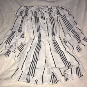 Off the shoulder romper